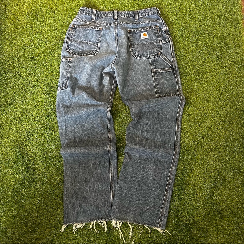 Carhartt carpenter jeans - faded and distressed women’s